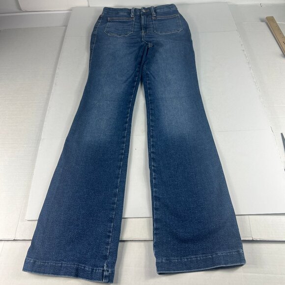 Good American Jeans Women 26x32* Good Curve Boot Cut High Rise Blue Denim Tag 27 - Picture 1 of 16